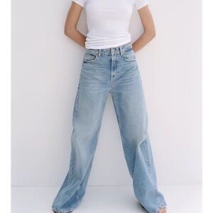 ZARA High-Rise Extra-Wide Jeans